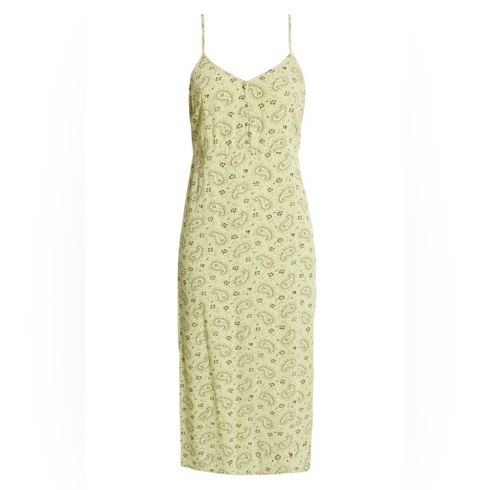 Nordstrom Bandana Print Green Dress